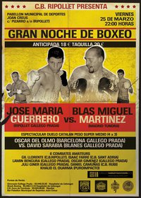 Boxeo en Ripollet: Guerrero vs Martinez 25 de Marzo