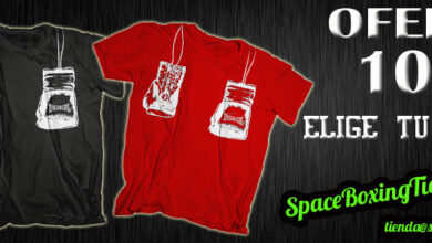 Photo of Camiseta Guantes Colgando SpaceBoxing ®