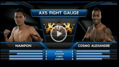 Photo of Video  Cosmo Alexandre VS Nampon Lion Fight 11