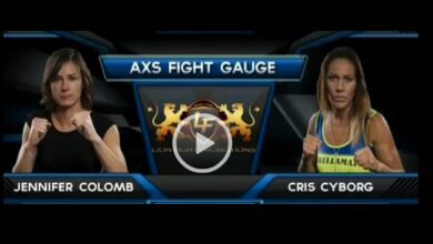 Photo of Cris Cyborg VS Jennifer Colomb- Video  Lion Fight 11