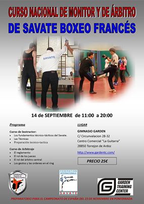 Curso Instructor de SAvate