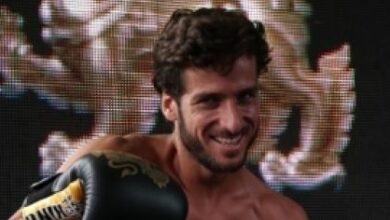 Photo of El Tenista Feliciano López entrenando Muay Thai