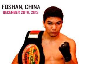 Photo of Cristopher Mena en cuartos de final de K-1 en China