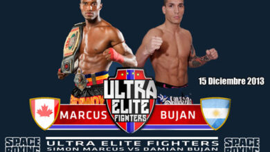 Photo of Damian Bujan vs Simon Marcus 15/12/13