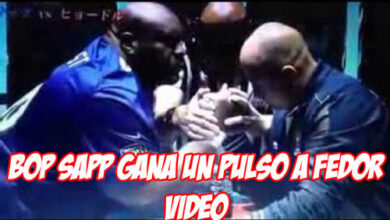 Photo of Bop Sapp derrota a Fedor en un torneo de pulso