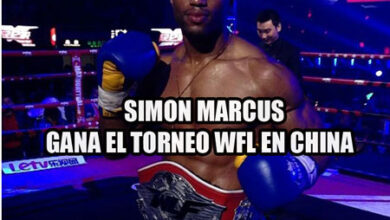 Photo of Simon Marcus gana el cinturón del Torneo WFL en China