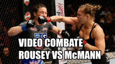 Photo of Video pelea Ronda Rousey vs. McMann UFC 170