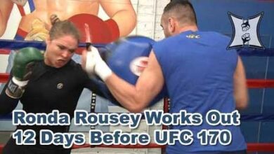 Photo of Entrenamiento Ronda Rousey antes de su combate en el UFC 170