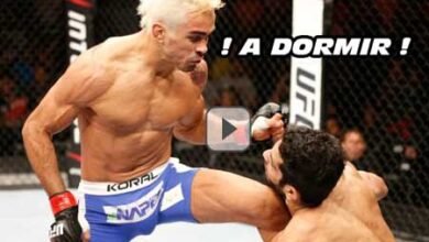 Photo of Rodillazo volador y demoledor de “Pepey” en el UFC Night Fight 38