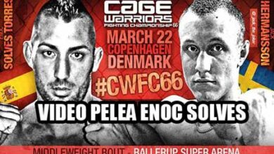 Photo of Video Enoc Solves vs Jack Hermansson Cage Warrios 66