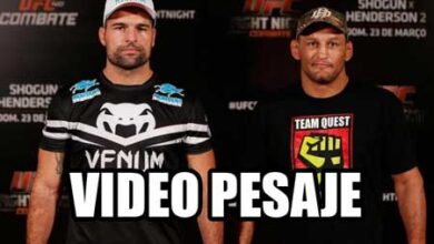 Photo of Video Pesaje UFC Fight Night Natal: Hendo vs Shogun 2