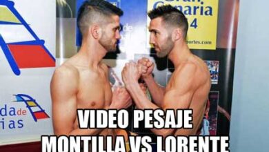 Photo of Video Pesaje Cristian Montilla “Pluto” vs Angel Lorente “Lillo
