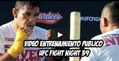 Photo of Video entrenamiento público UFC Fight Night Abu Dhabi