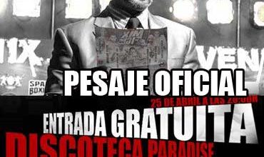 Photo of Pesaje hoy Viernes en Discoteca Paradise (entrada gratuita)