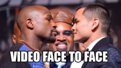 Photo of Video Face to Face de Mayweather  vs Maidana