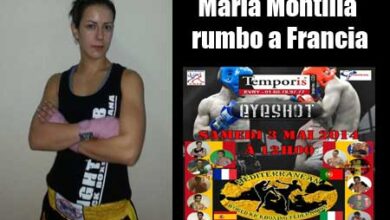 Photo of Maria Montilla de KickBoxing Burriana rumbo a Francia