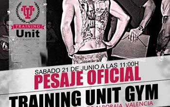 Photo of Pesaje Oficial Mix Fight en Training Unit