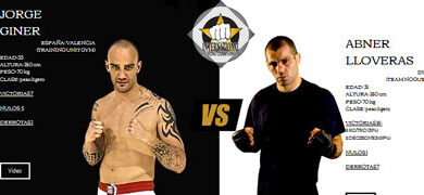 Photo of Jorge Giner vs Abner Lloveras en el IFC 25 de Julio