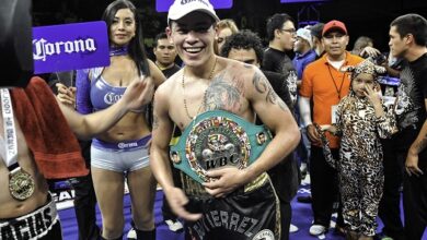 Photo of » Jaguar » Gutierrez , vence a Mario Macias en una buena batalla de boxeo