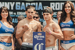 Photo of Danny » Swift » Garcia y Rod Salka en peso y listos .