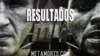Photo of Resultados Metamoris 4 : Galvao somete a Sonnen