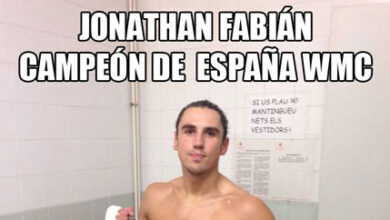Photo of Jonathan Fabián Campeón de España WMC