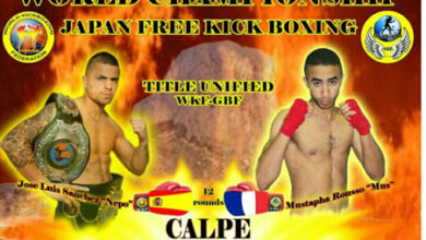 Photo of Jose Luis Sánchez «NEPO»a por el Cto del Mundo de Kick Boxing