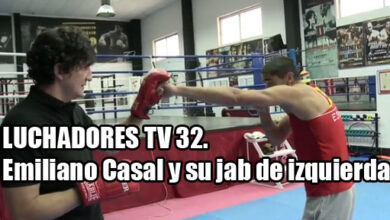 Photo of LUCHADORES TV 32. Emiliano Casal y su jab de izquierda.
