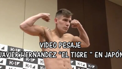 Photo of Video pesaje Javier Hernandez «El Tigre» en el K-1 de Japón