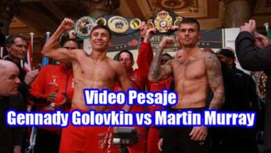 Photo of Video Pesaje Gennady Golovkin vs Martin Murray