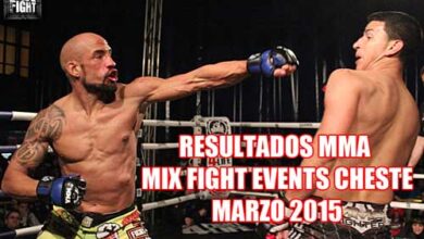 Photo of Resultados de MMA de la velada de Mix Fight en Cheste