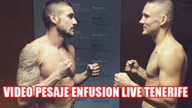 Photo of Video del pesaje Enfusion Live en Tenerife 17 de Abril
