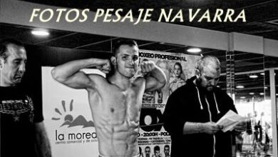 Photo of Fotos pesaje Boxeo Profesional en Navarra