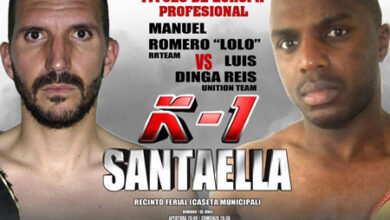 Photo of Velada de K-1 en Santaella , Manuel Romero a por el CTO de Europa