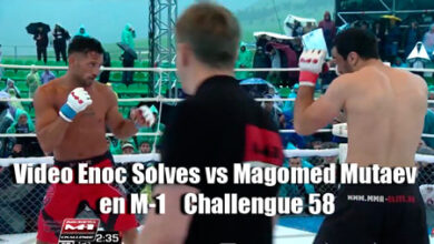 Photo of Video Enoc Solves vs Magomed Mutaev en M-1Challengue 58