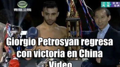 Photo of Giorgio Petrosyan regresa con victoria en China .Video