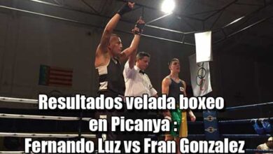 Photo of Resultados velada boxeo en Picanya : Fernando Luz vs Fran Gonzalez