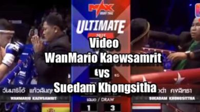 Photo of Video Wanmario Kaewsamrit (Spain) vs Suedam Khongsitha(Thailand)