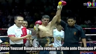 Photo of El Belga  Youssef Boughanem retiene el titulo ante Chanajon PK