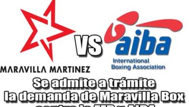 Photo of Se admite a trámite la demanda de Maravilla Box contra la FEB y AIBA