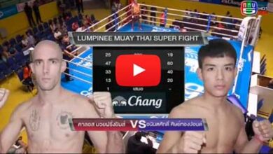 Photo of Video Carlos Coello vs Nantasak Sor Boonjanfa en en Lumpiniee