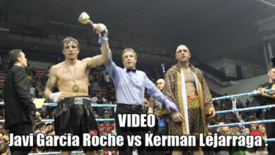 Photo of Video Javi Garcia Roche vs Kerman Lejarraga