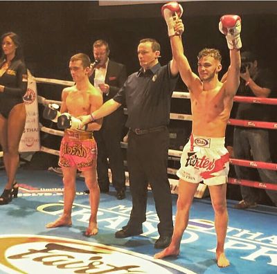 Adrián Lopez (Daithon Gym ) En El Muay Thai Grand Prix | SpaceBoxing
