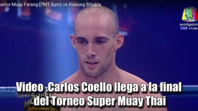 Photo of Video .Carlos Coello llega a la final del Torneo Super Muay Thai