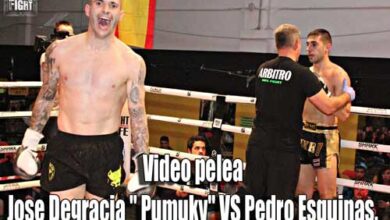 Photo of Video pelea Jose Degracia » Pumuky» VS Pedro Esquinas. K-1