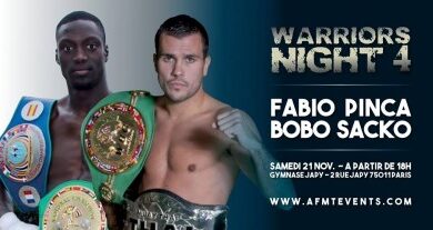 Photo of Video Fabio PINCA vs Bobo SACKO en Warriors Night