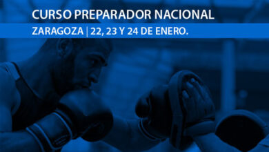 Photo of Curso preparador nacional de boxeo en Zaragoza 22 al 24 de Enrero