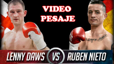 Photo of Video pesaje Ruben Nieto vs Lenny Daws