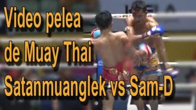 Photo of Video pelea de Muay Thai Satanmuanglek vs Sam-D. Lumpini 25-12- 2015