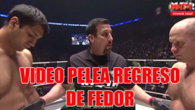Photo of Video pelea del regreso de Fedor Emelianenko en Japón